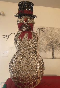 New light up snowman