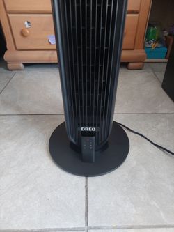 Black fan Dreo with control like new