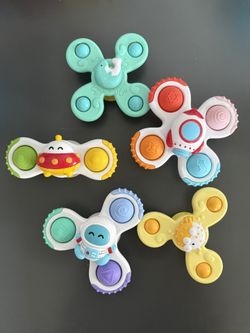 Suction Cup Spinners 5 pc