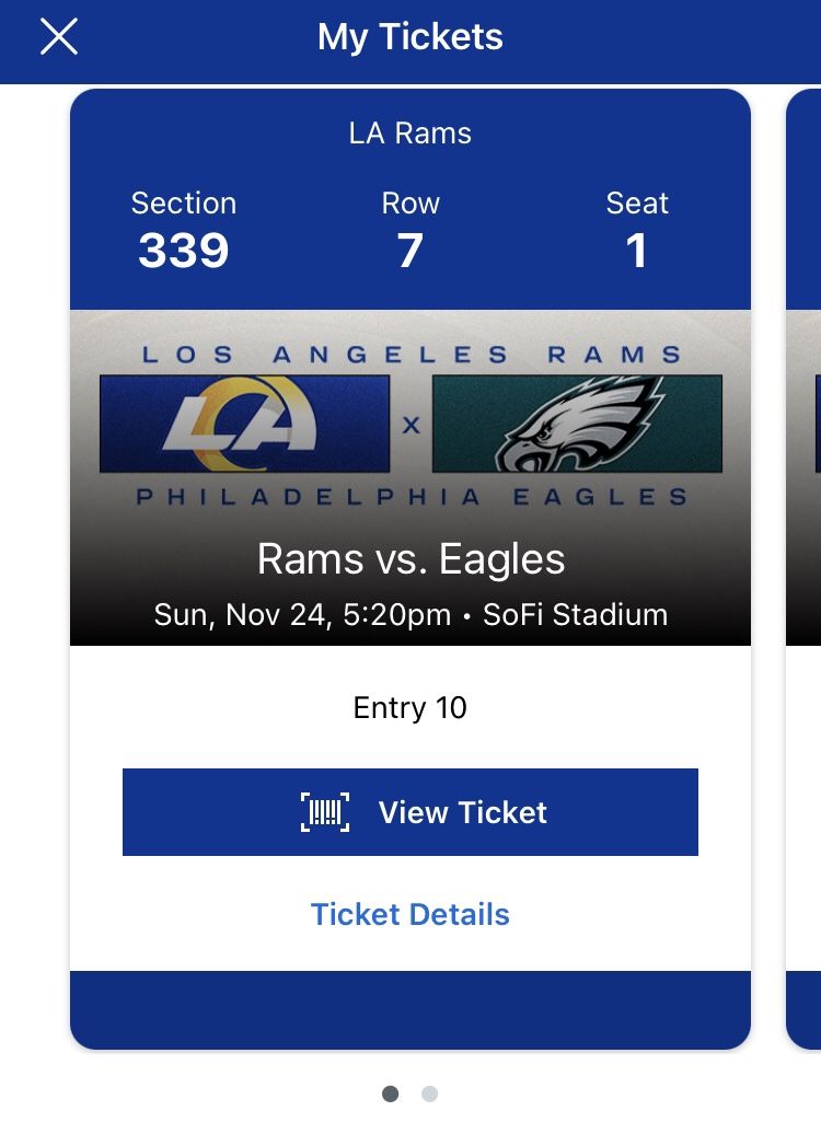 Rams Eagles