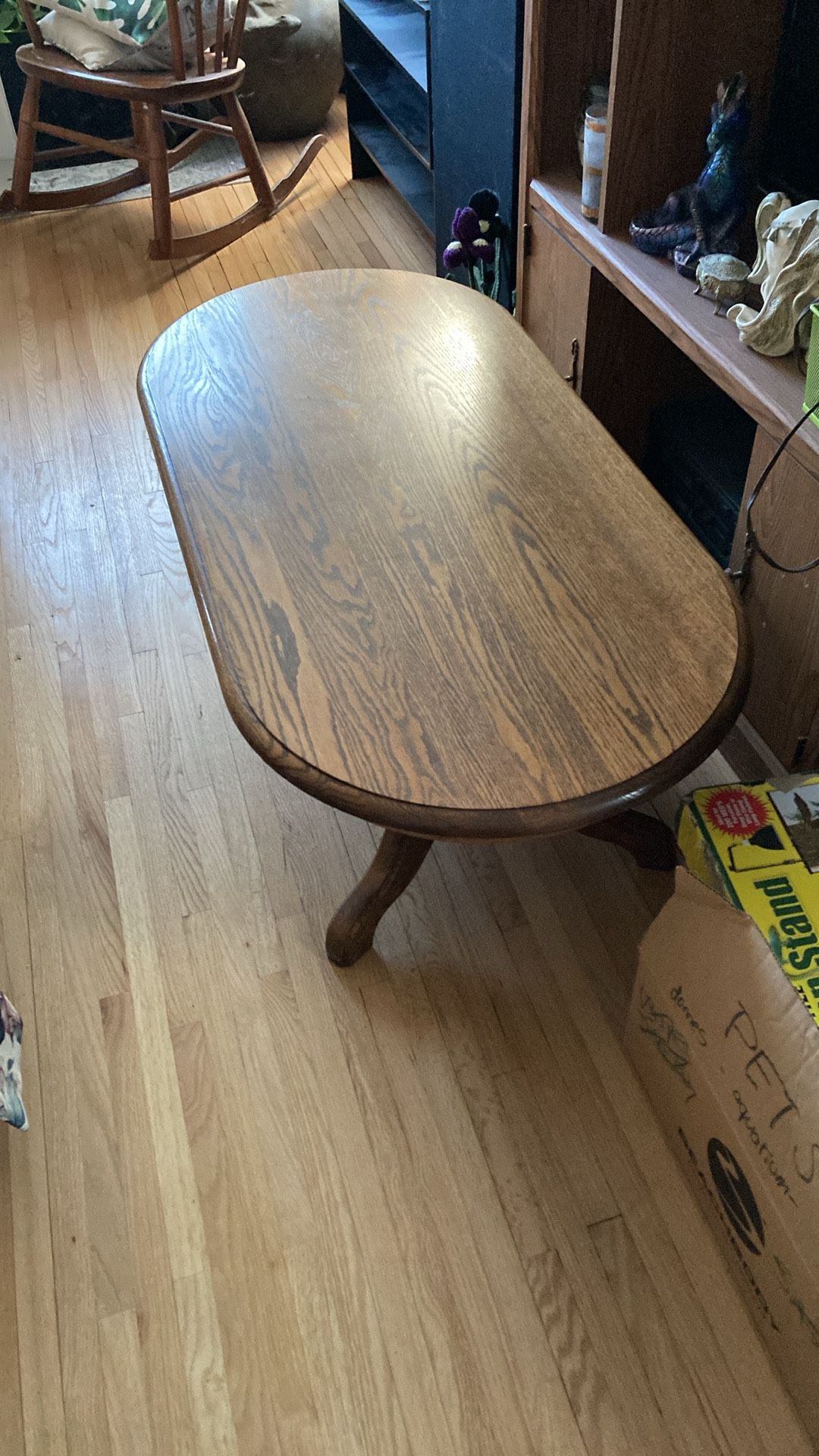 Solid Oak Coffee Table