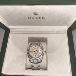 Iced Out Diamond Rolex 