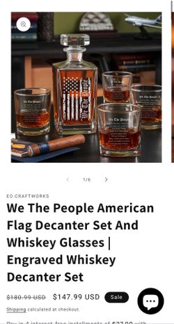 We The People Whiskey Gift Set
