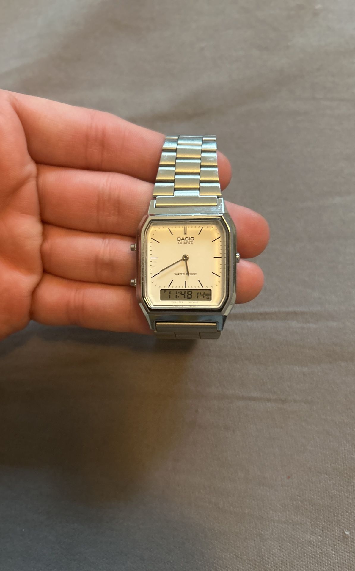 Casio Vintage Silver Watch