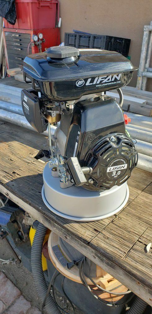 Lifan 3hp 4cycle Engine. Brand New.
