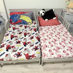 Toddler Bed + Mattress Included - Already Assembled / Como Nueva! Cama de Niño + Colchón - Ya Armada