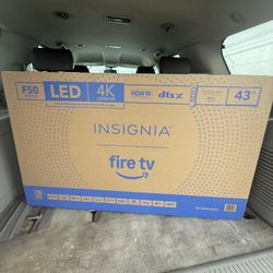  INSIGNIA 43" Class F50 Series LED 4K UHD Smart Fire TV with Alexa Voice Remote (NS-43F501NA26) INSIGNIA 43" Class F50 Series LED 4K UHD Smart Fire TV