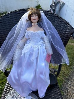 Bridal Porcelain Doll