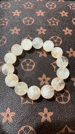 Natural Yellow Hematoid Quartz Bracelet 18mm Beads – Men’s / Women’s Fortune & Career Crystal Handmade Jewelry