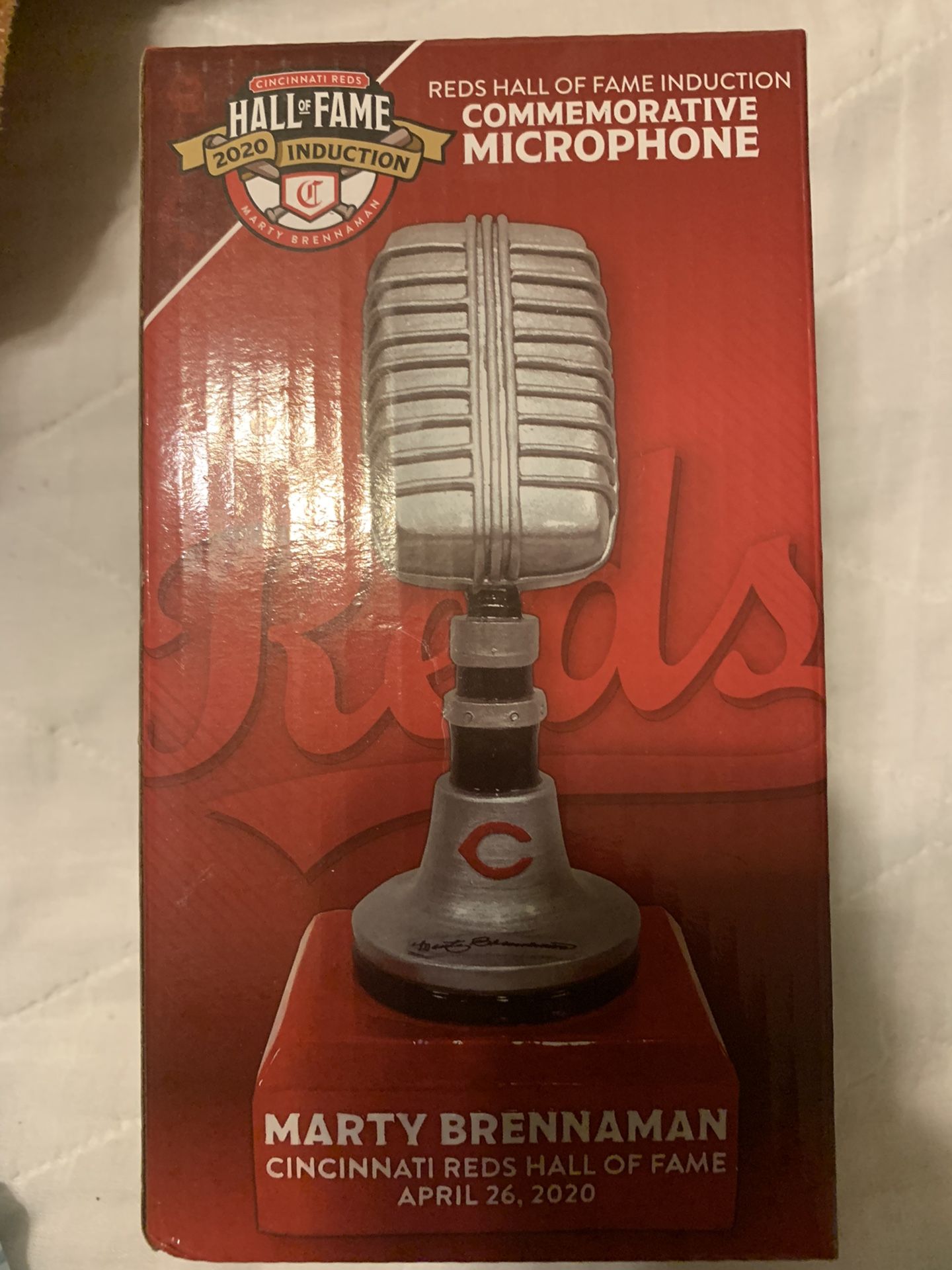 Marty Brennaman Microphone