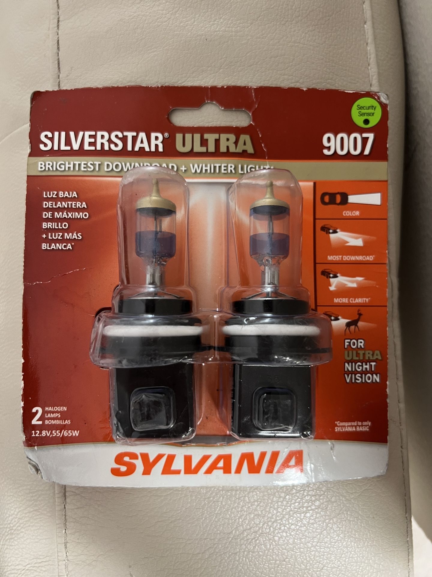 Sylvania SilverStar Ultra Headlight Bulb 9007SU-2