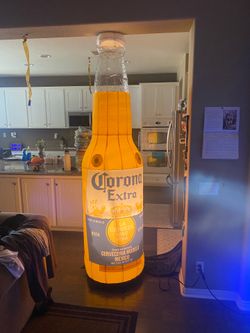 7' Corona Extra Illuminated Inflatable Bottle Display