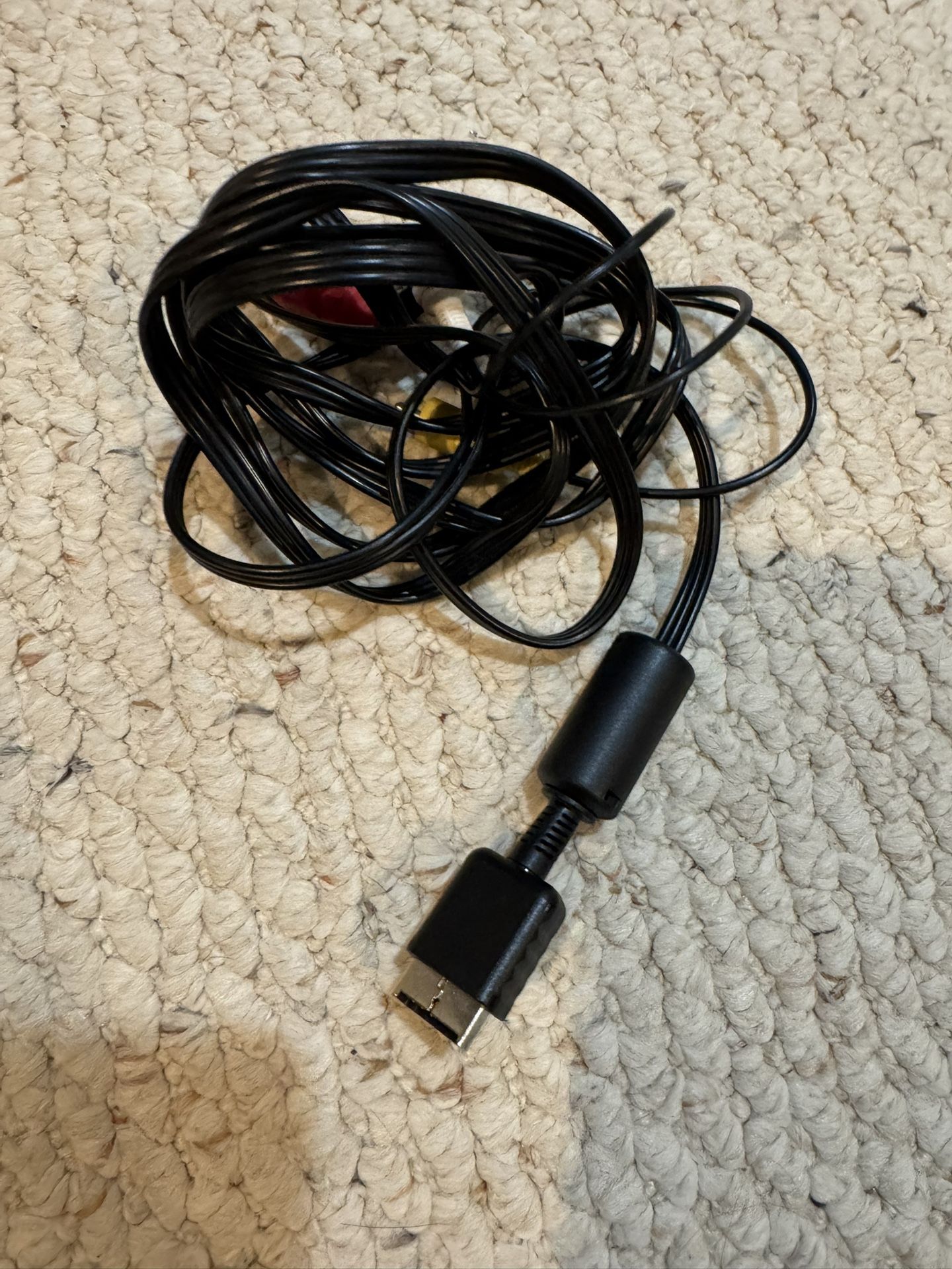 Original Sony OEM RCA AV Audio/Video Cable For PlayStation PS1 PS2 PS3