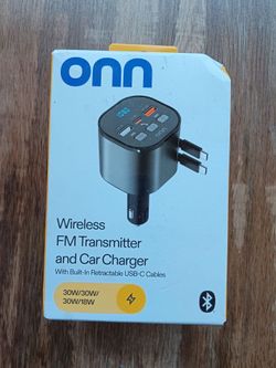 Fm transmitter and car charger