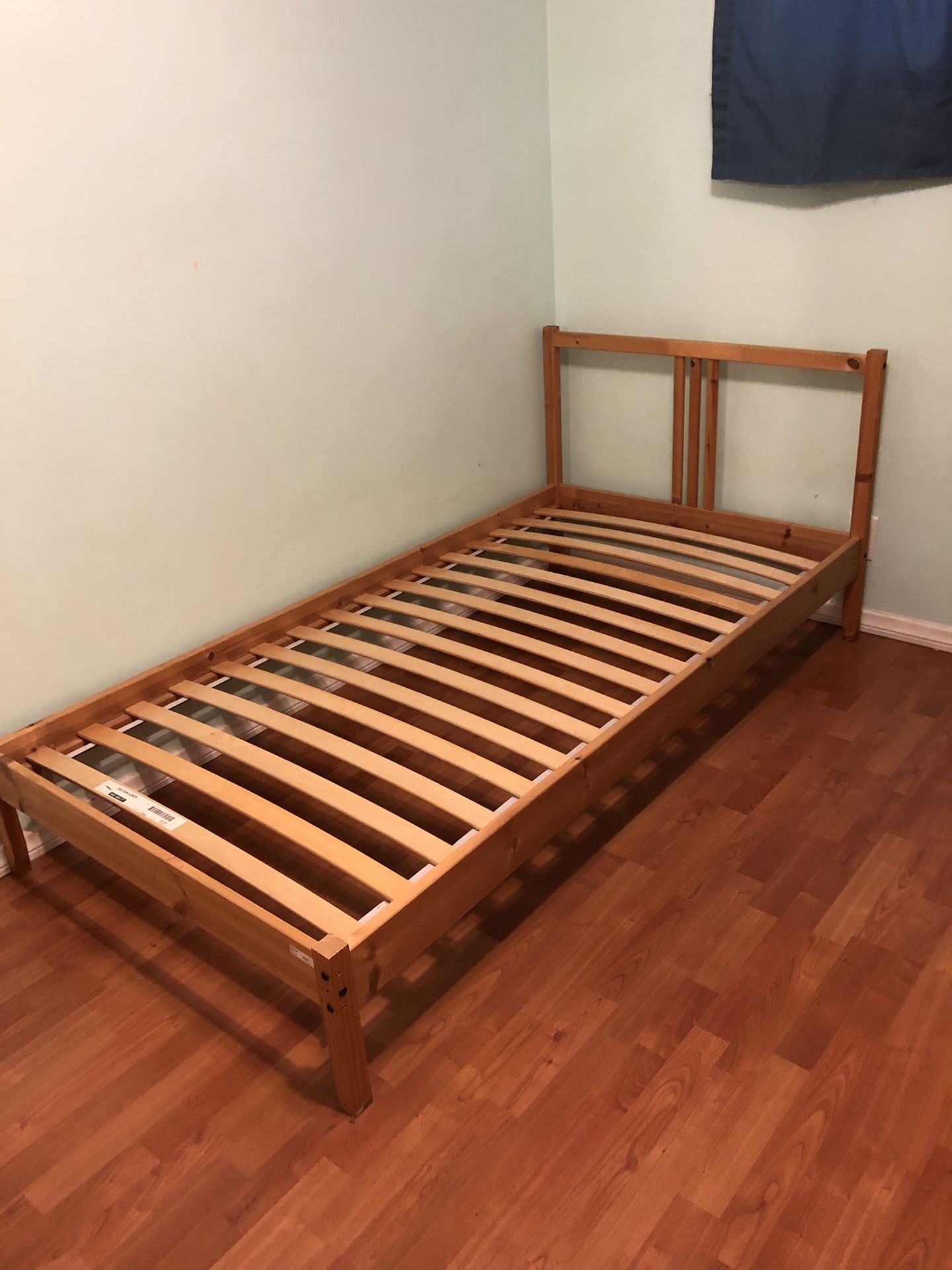 IKEA Twin Bed with support slats included