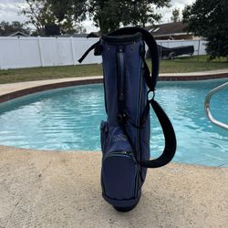 Izzo Golf Ultra-Lite Stand Bag in navy blue 4 Way 