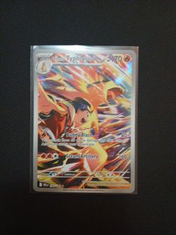 Pokemon TCG: Ethan's Typhlosion 190/182 IR Destined Rivals SV10 NM