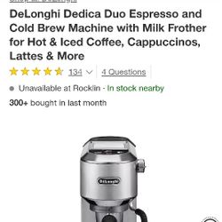 Brand New!!  Delonghi Coffee /Espresso Retail Value $ 300