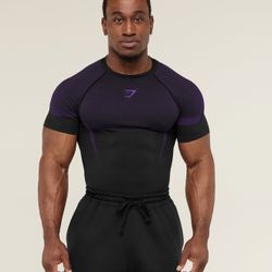 Gymshark ONYX V5 Compression T-Shirt L Size