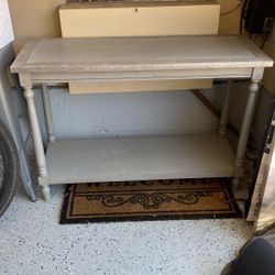Gray Wood Table 