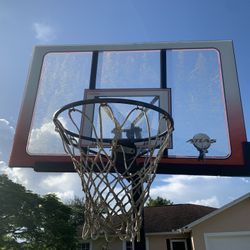 Atlas 52 inch Adjustable Basketball Hoop And Stand 