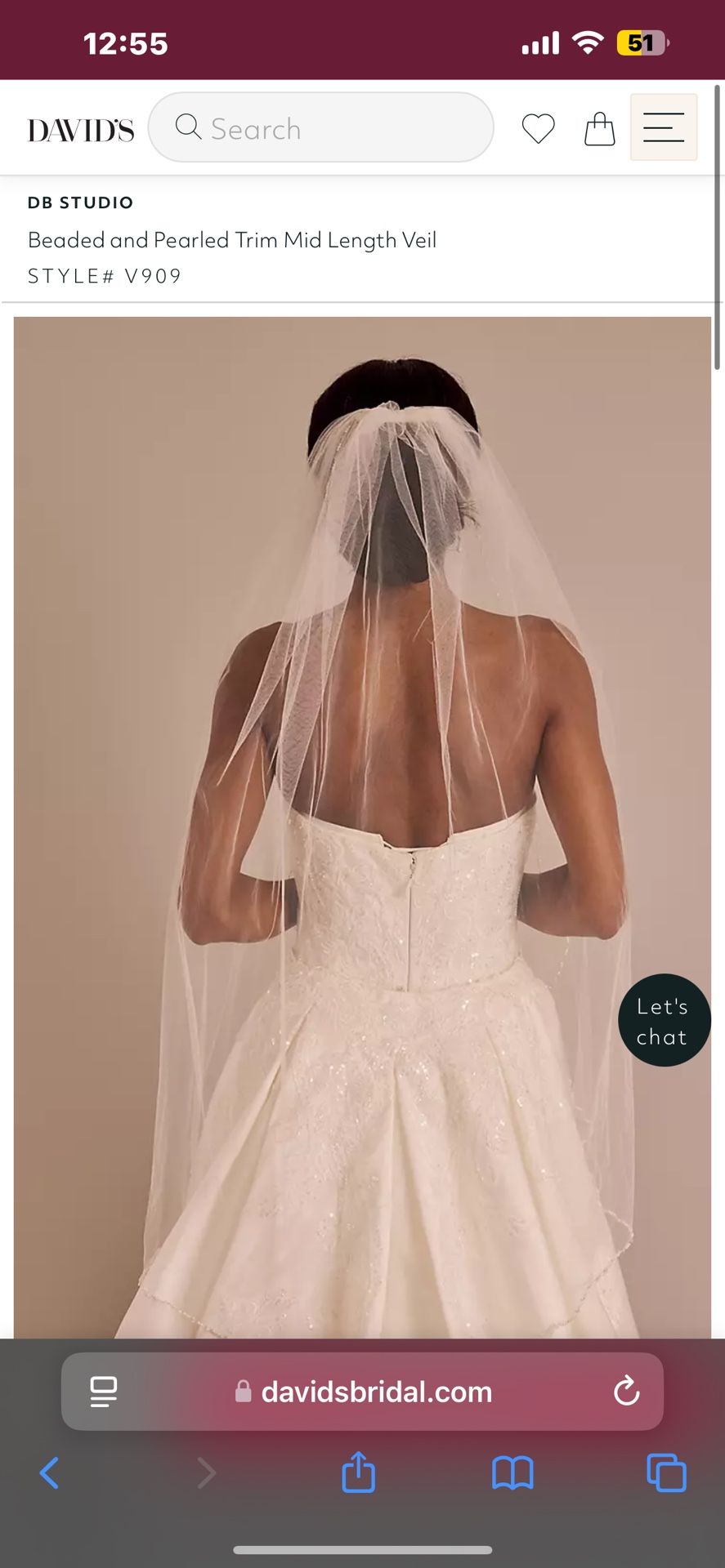 PEARL BEADED VEIL