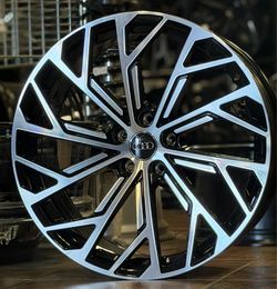 20'' Black Machine Rims fit Audi Q7 Q5 E-Tron Tires A7 A8 Atlas S7 Q8 RS6