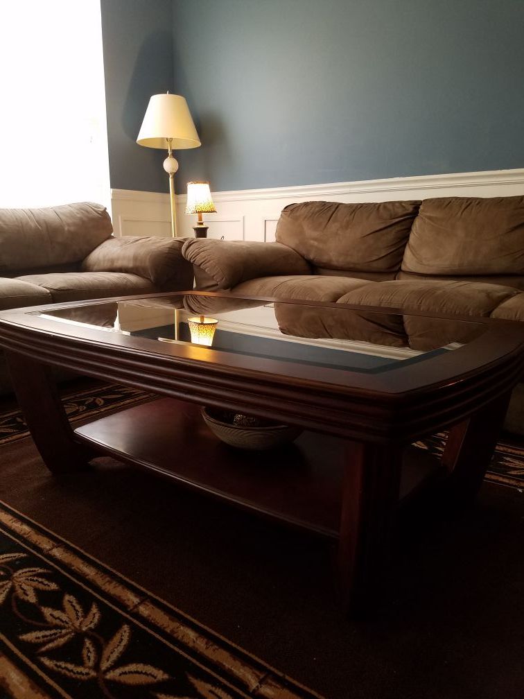 Coffee table and two side table set