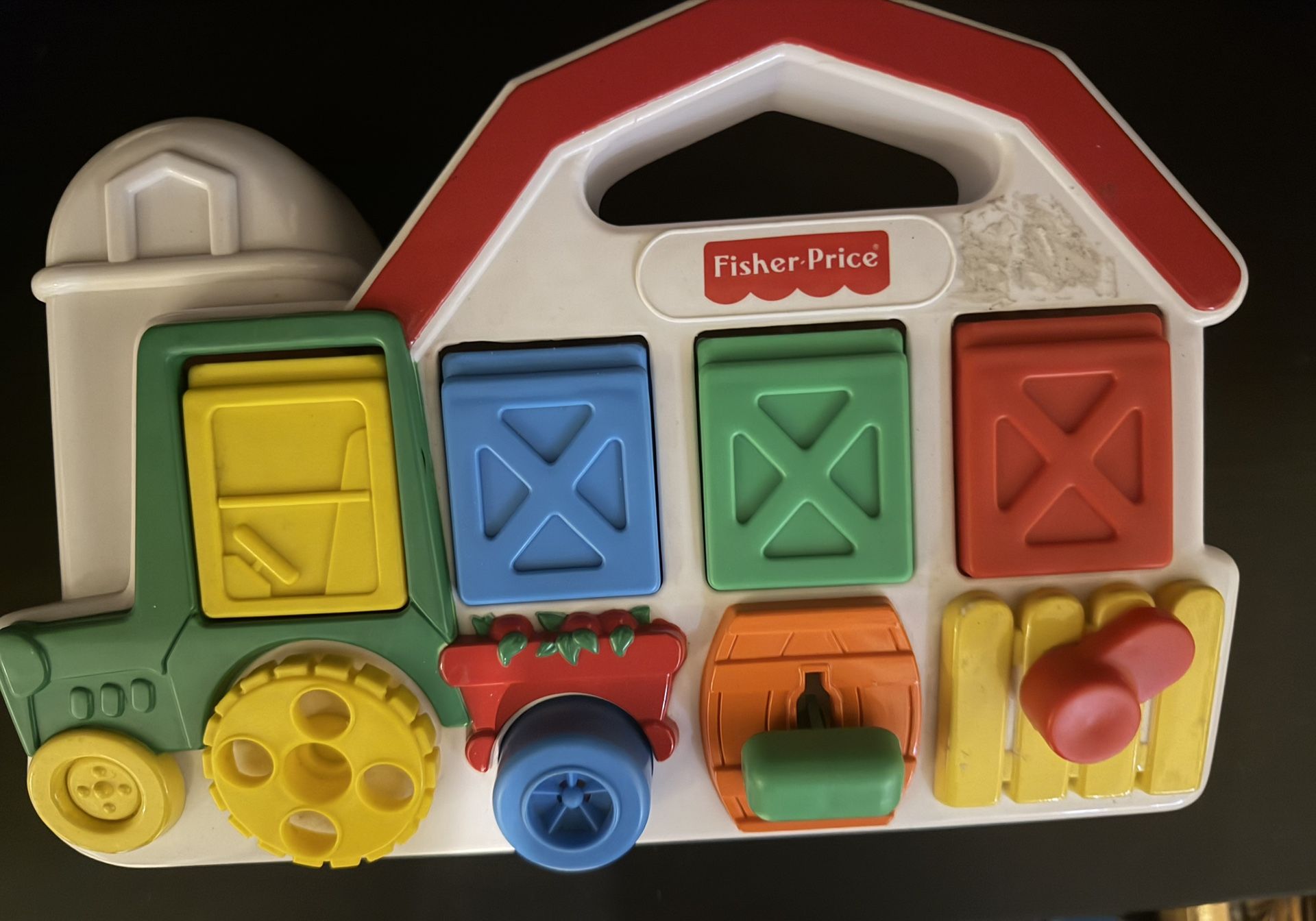 Fisher Price 1993 Pop Up Farm Animals