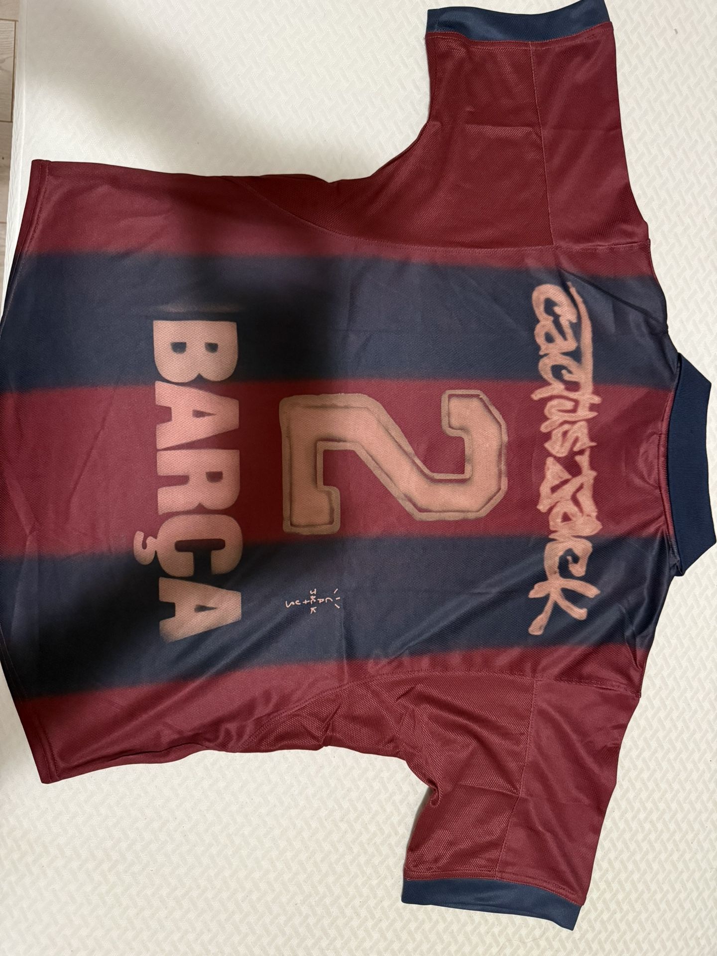 Travis Scott X Barcelona Skeleton Jersey