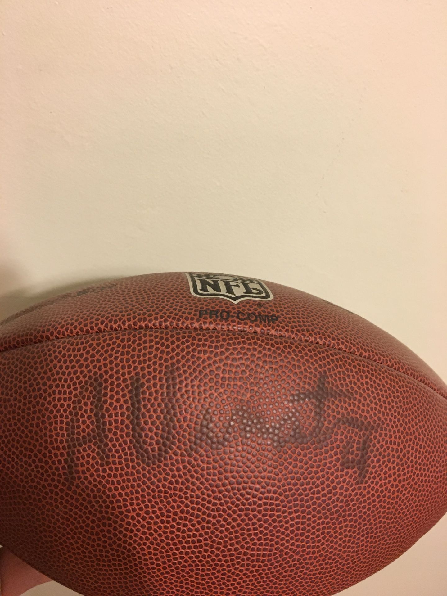 Adam Vinatieri Hand Signed Autographed Football