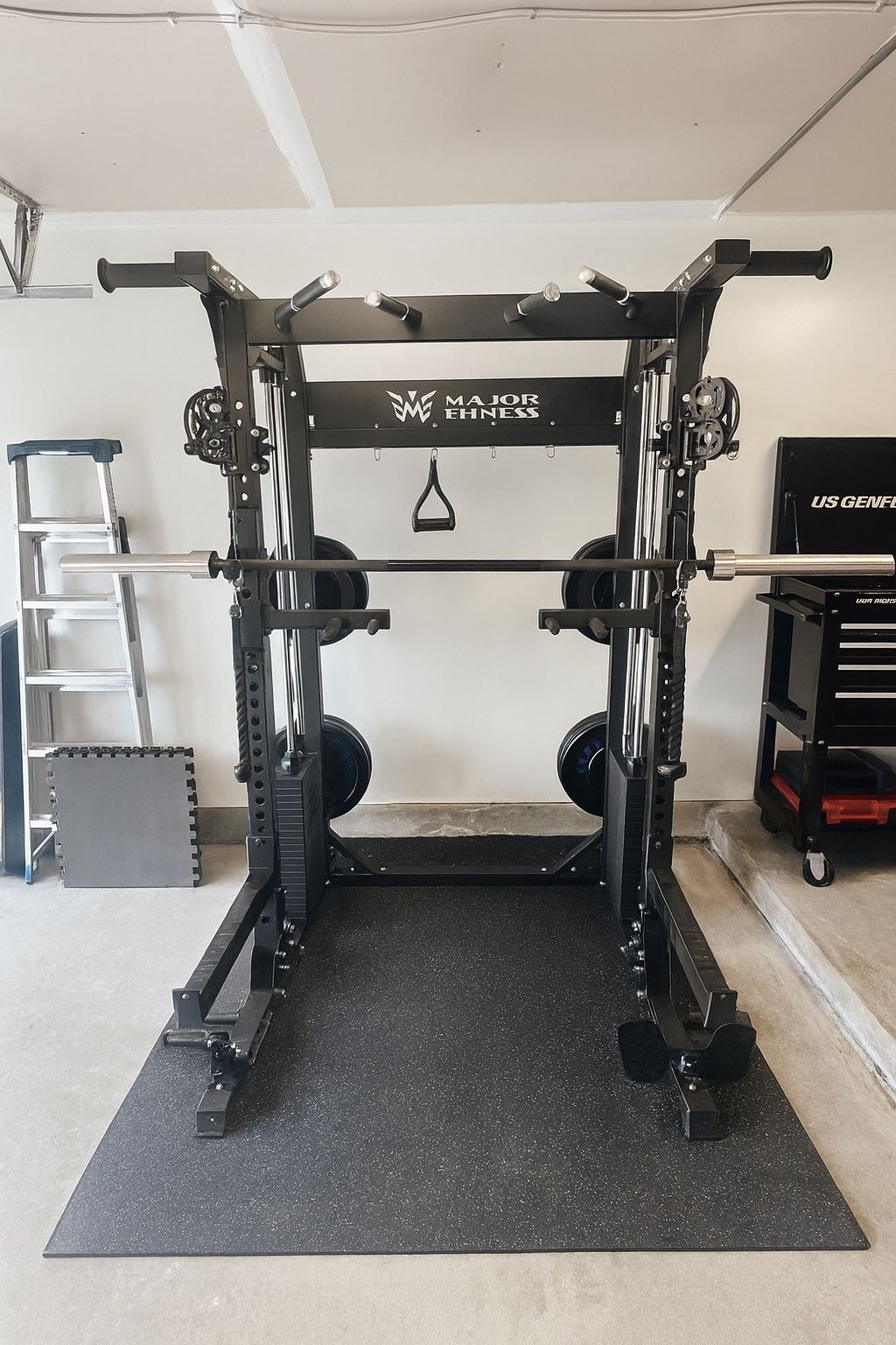NEW SQUAT RACK POWER RACK WITH WEIGHTS - FREE DELIVERY