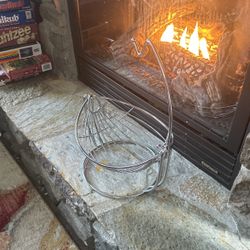 Chrome (Stainless?) Fruit Basket