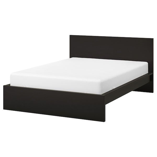 IKEA Malm Full/Double Black & Brown bed frame