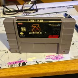 Super Nintendo Game Cartridge 