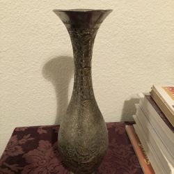 Vintage India Brass Vase 