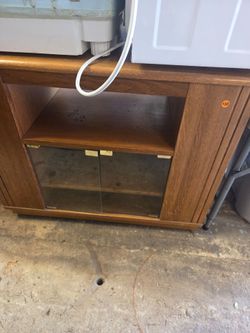 Entertainment stand w/ both side doors