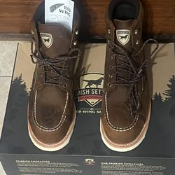 Red Wing Boots Brand New With Box Size 7.5.   $170