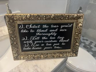 Signage For Tea Party And Gifts