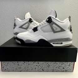 Jordan 4 White Cement Size 9.5