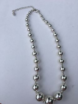 Silver necklace