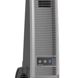 Lasko 42" Grey Outdoor Oscillating Tower Fan 10 Foot Power Cord 4 Speeds