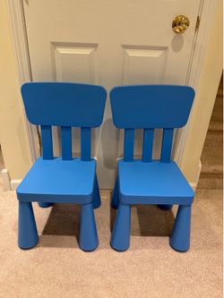 2 IKEA MAMMUT Chairs