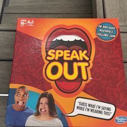 Speak out game