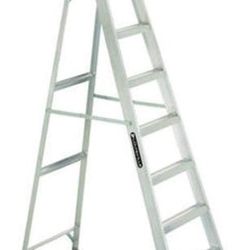 Ladder 8-Foot Aluminum Step Ladder, 300-Pound Load Capacity