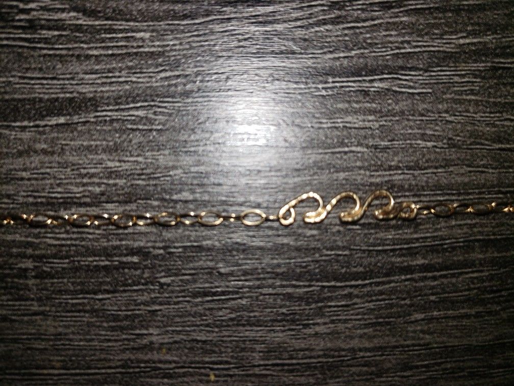 14 K Anklet