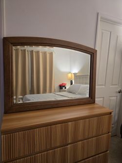 Solid Wood Mirror (only mirror)