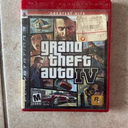 PS3 GTA 4 $10