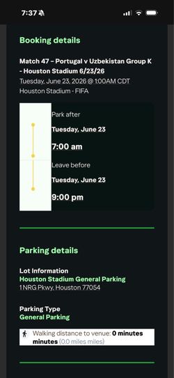 Parking portugal uzbeskistan world cup lot soccer