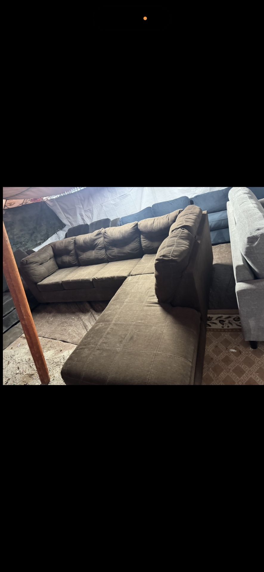 Brown Couch Good Condition Clean We Sell All The Time Delivery $40 Local